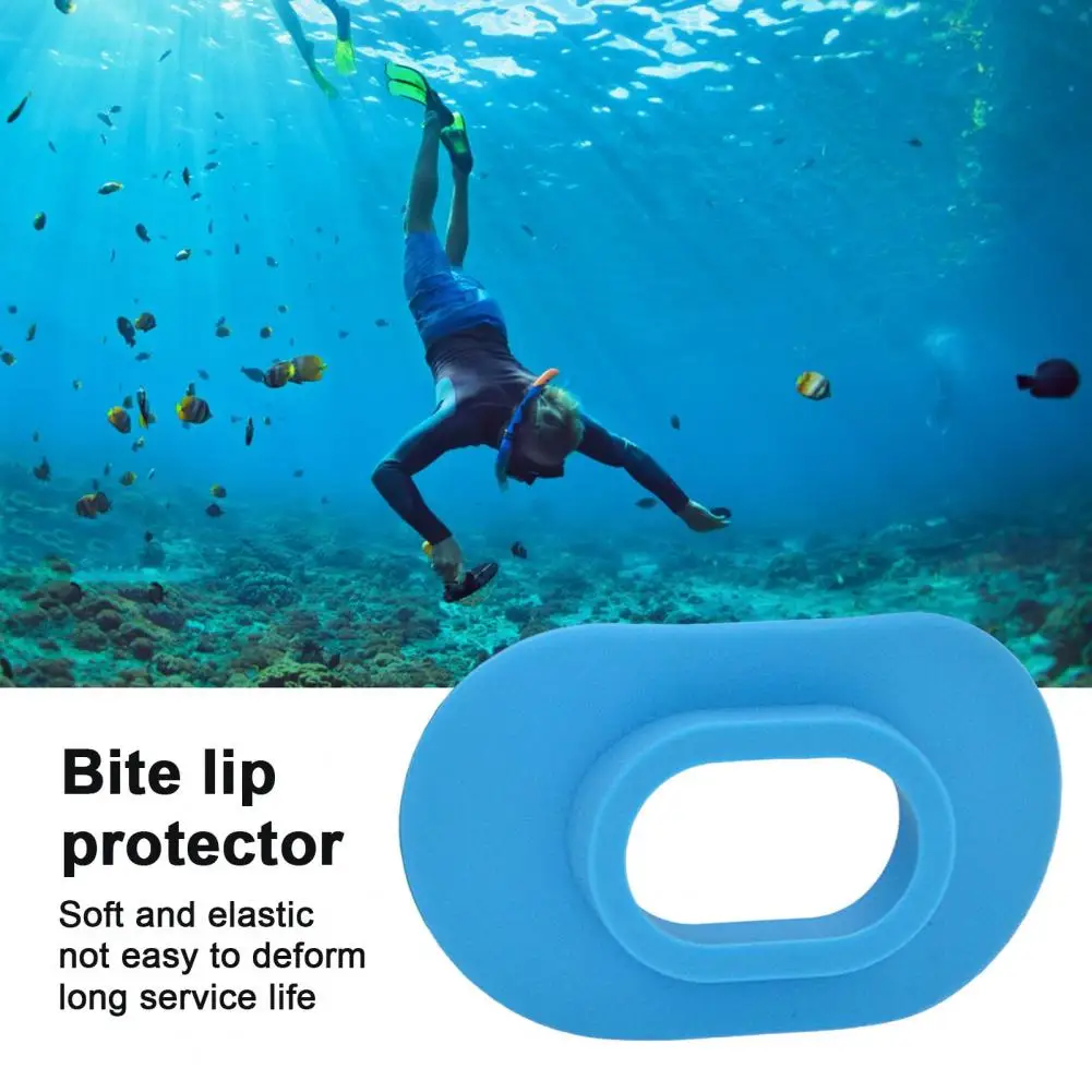 Scuba Diving Regulator Mouthpiece Lips Cover Silicone Snorkel Mouthpiece Lip Protective Cover Underwater Breathing Accessories