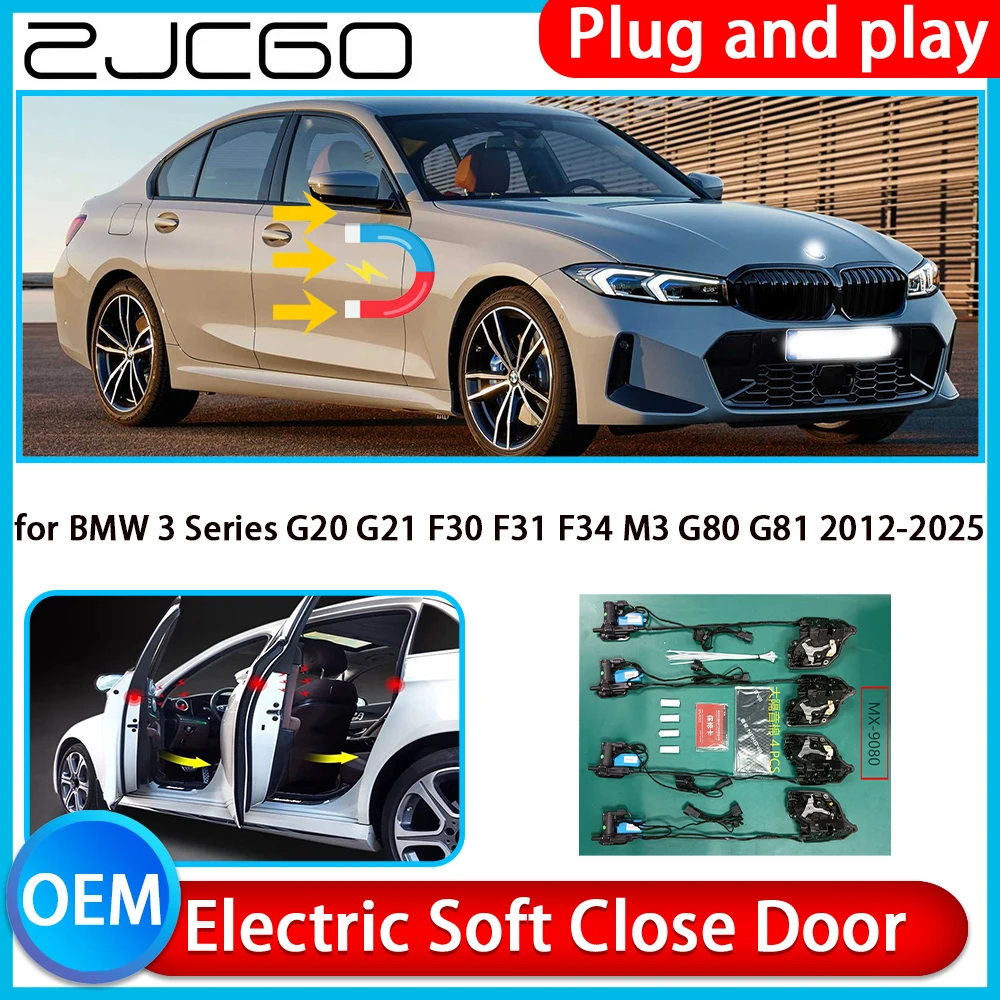 for BMW 3 Series G20 G21 F30 F31 F34 M3 G80 G81 Auto Pull Car Soft Close Kit Door Power Latch Electric Door Catch Soft Closing