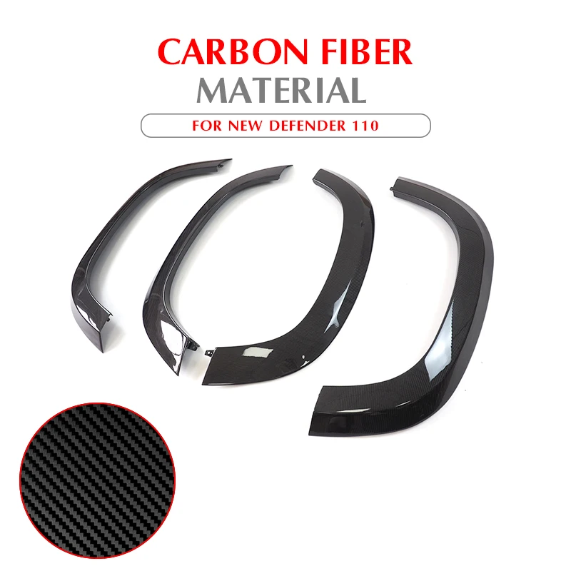 

Комплект кузова автомобиля, обновленная сухая расширенная колесная арка из углеродного волокна для Land Rover 2020-2022, новые аксессуары Defender 90