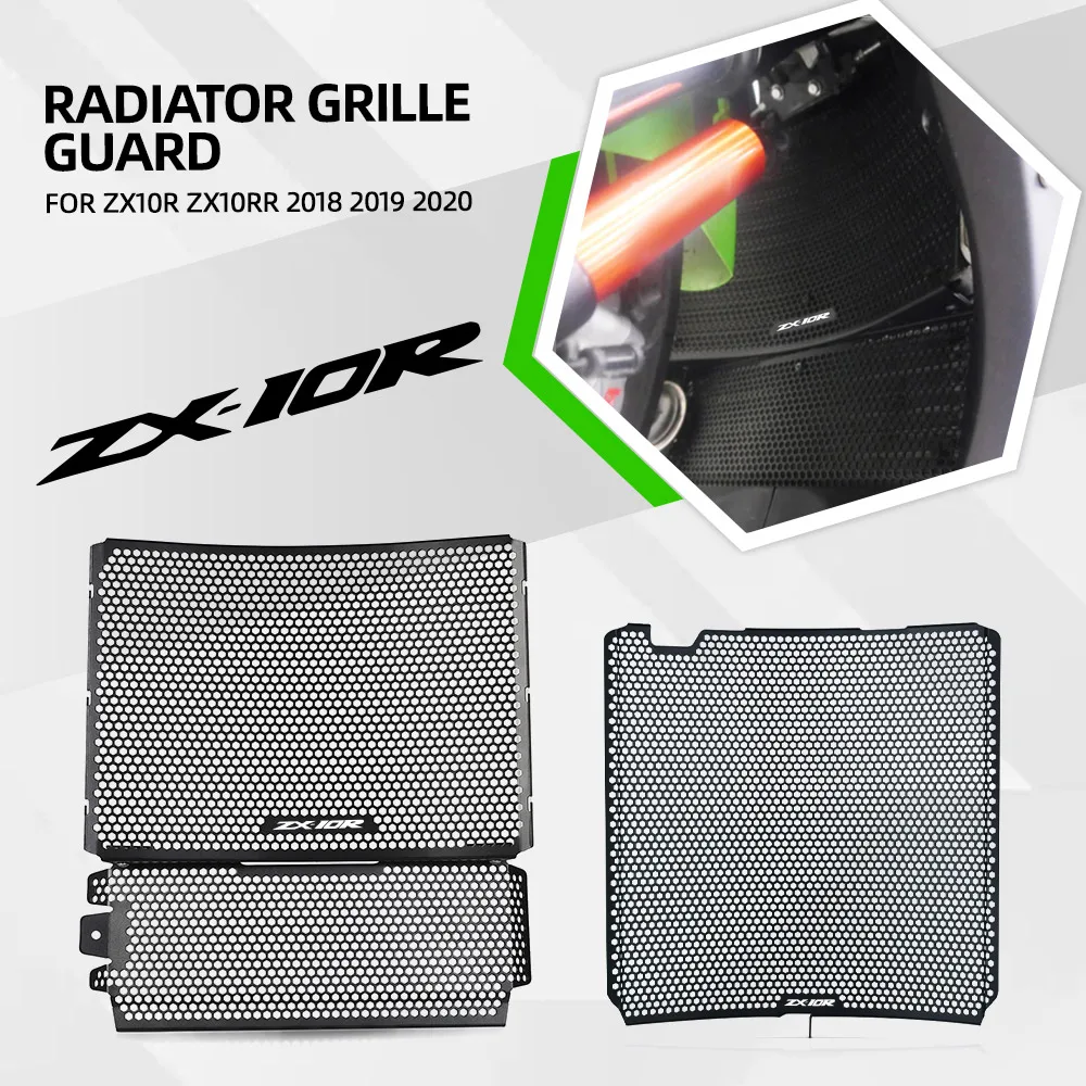 FOR Kawasaki ZX10R ZX10RR 2018 2019 2020 Radiator Guard Grille Cooler Cover Protection Ninja ZX-10RR 2021 2022 2023 2024 2025