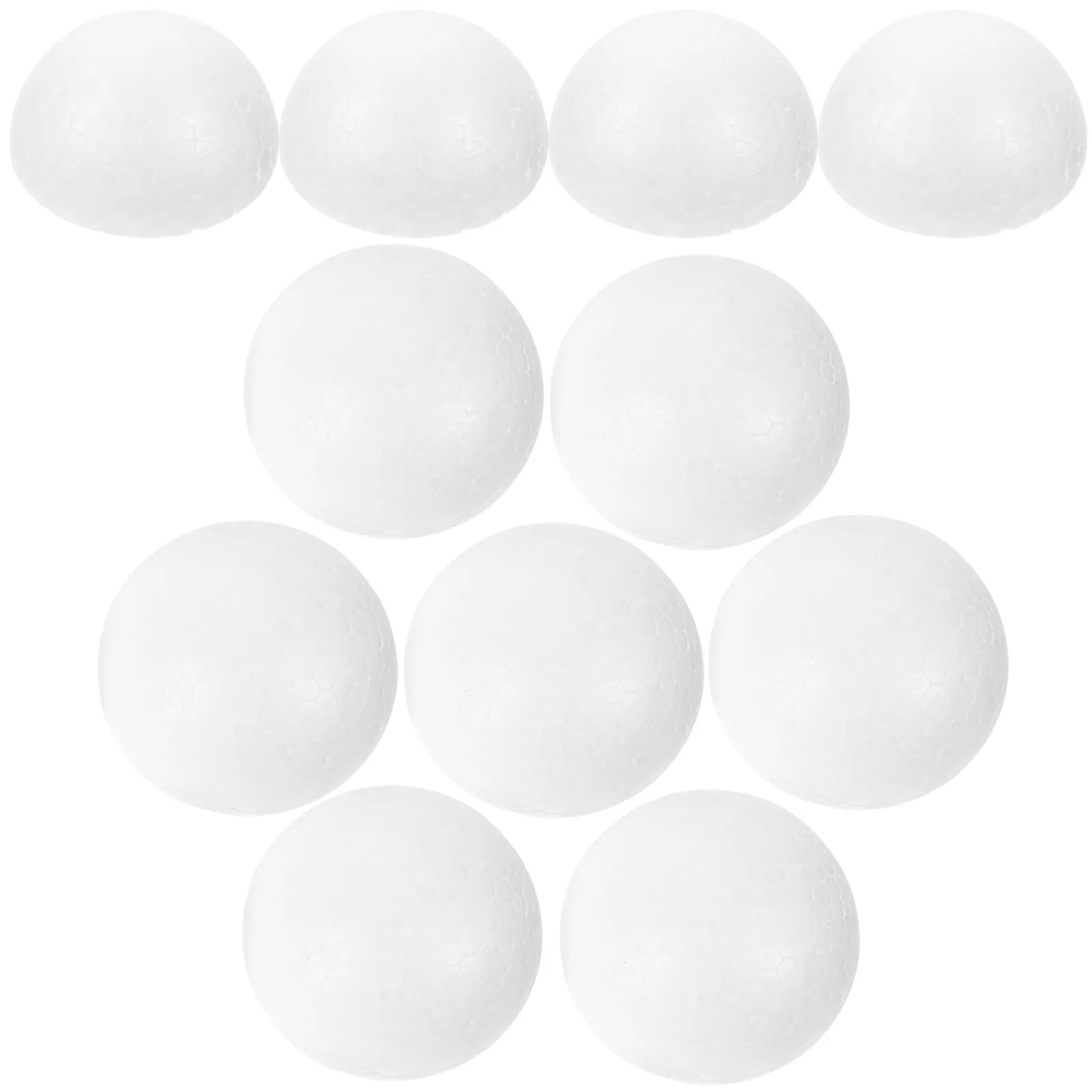 200Pcs 3Cm White Half Craft Foam Balls Versatile DIY Supply for Painting Writing Pinned Glued Projects Christmas New Year Decor view 6