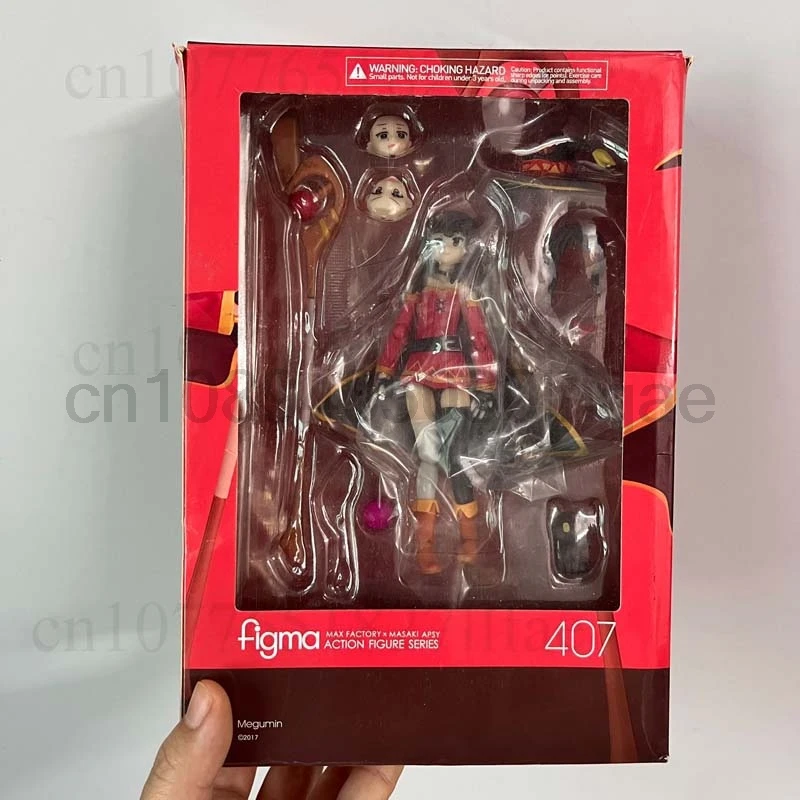 Figma 407 KonoSuba God berkat di dunia yang indah ini tokoh aksi Megumin mainan Model koleksi hadiah ulang tahun