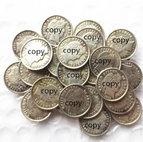 U.S. Coins whole set(1892-1916)-P-S-O 65pcs Barber Dime Retail Copy Coins