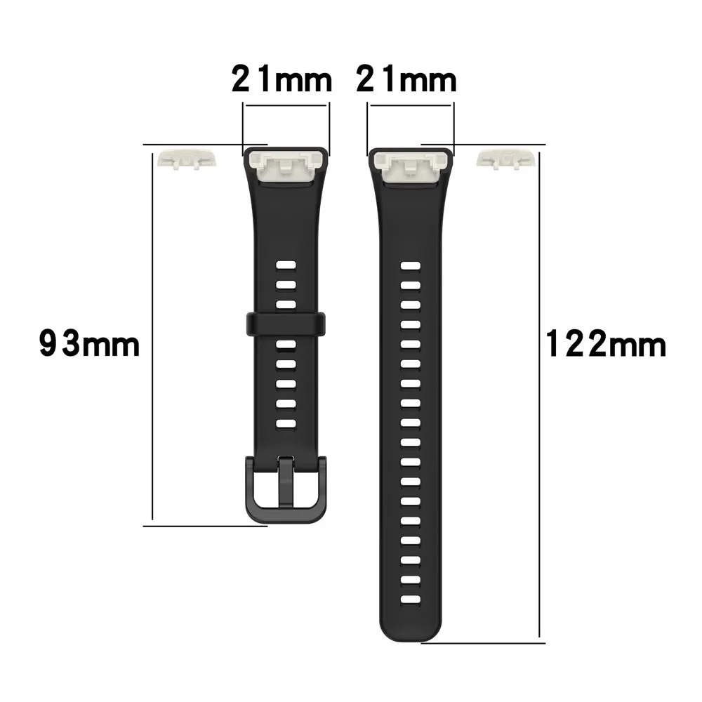 Silicone Wrist Strap For Huawei Honor Band 7/Huawei Band 6 Smart Watch Replacement Band Adjustable Watchbands For Honor Band 6