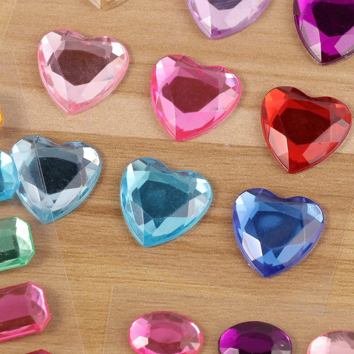 

15 Sheets Water Rhinestone Sticker Sets Acrylic Crystal Bling Crafts Supplies Mixed Colors Scrapbook Phone Car Plate Diy
