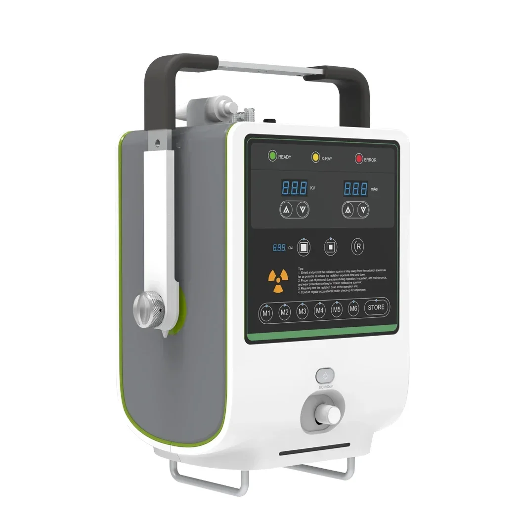 New Design Medical 5KW Portable X-ray Radiography Machine with Flat Panel Detector