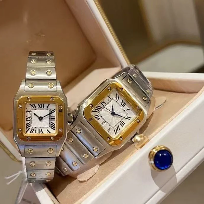 

Fashion Brand Wrist Watches Woman Girl Ladies 29mm 26mm Square Good Quality Steel Metal Band Japanese Quartz Luxury Mini Clock