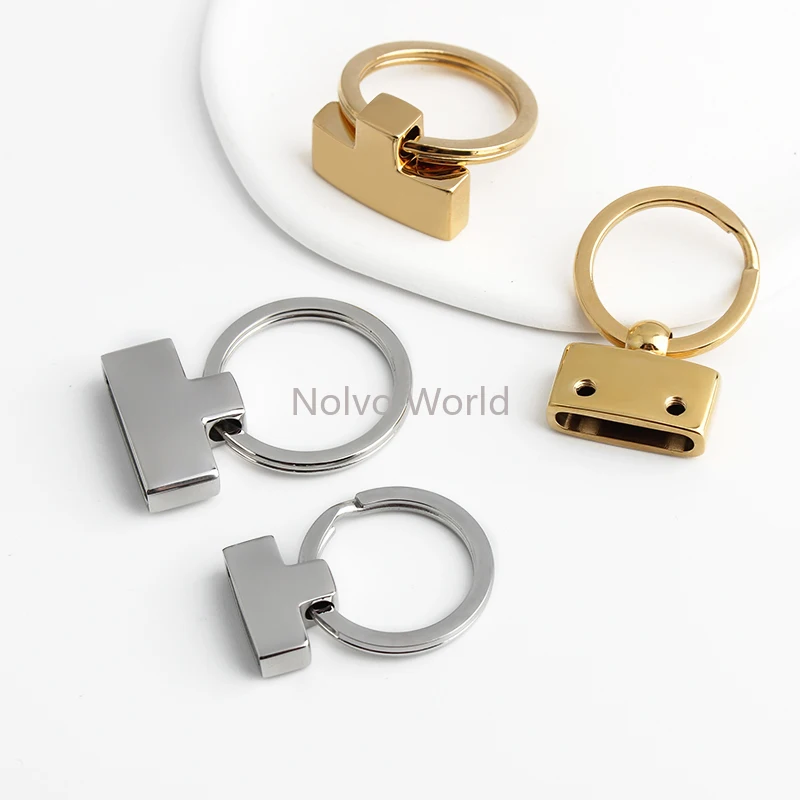 Gold/Silver 21/18/15/12MM Stainless Steel Metal Ring Loop Buckle For Tiny Pet Leash Bag Strap Webbing Connector Keychain Pendant