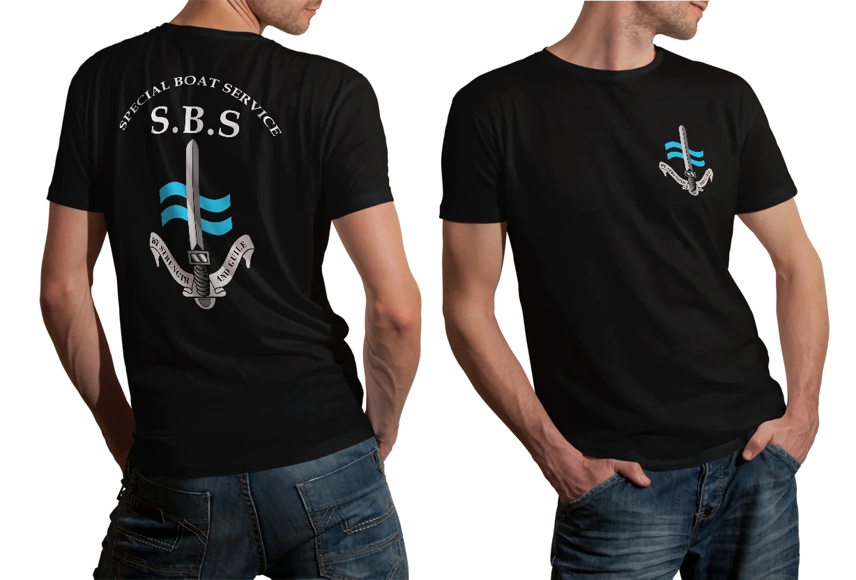 UK Royal Commando Frogmen Special Boat Service SBS Special Forces T-shirt Short Casual 100% Coton O-Neck Shirt