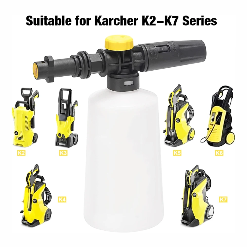 Foam Cannon for Karcher K2 K3 K4 K5 K6 K7 Parkside Adjustable Snow Cannon Foam Lance kit Pressure Washer Nozzle Car Wash Gun