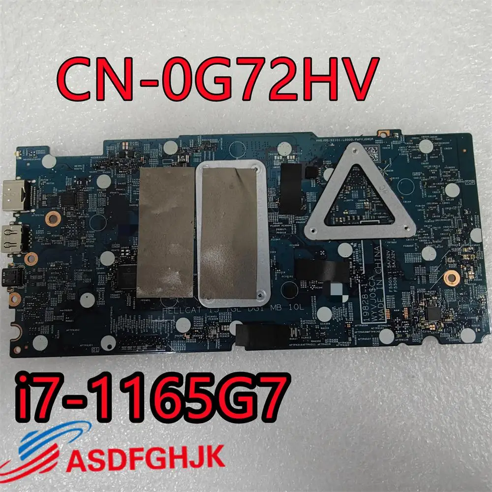 For DELL INSPIRON 15 7506 CORE I7-1165G7 16GB RAM INTEL IRIS XE MOTHERBOARD G72HV