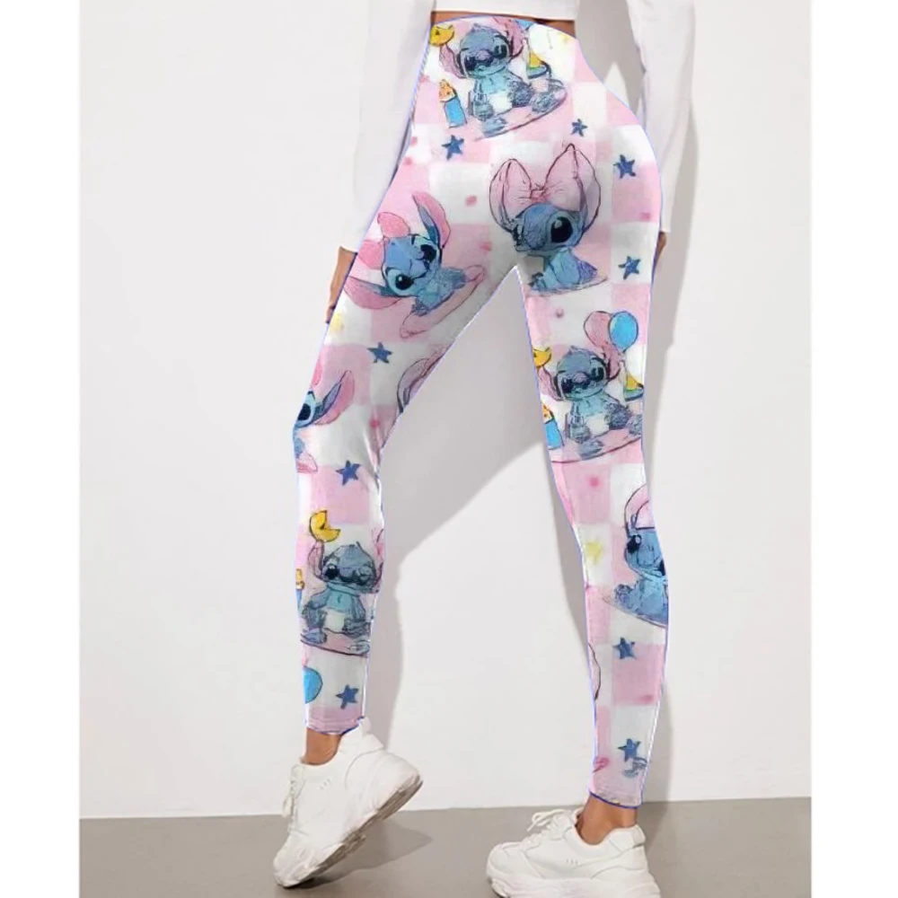 

20 candy colour women Snoopy print high waist stretch pencil pants skinny casual cotton leggings female trousers ﻿