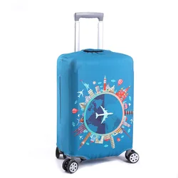 Dikke Elastische Bagage Beschermhoes Rits Pak Voor 18-32 Inch Tas Koffer Bagage Covers Trolley Cover Reis Accessoires