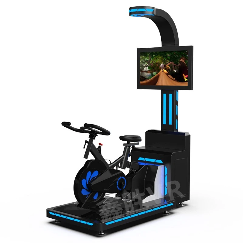 Bicycle spinning bicycle virtual riding psychological consultation popular science entertainment all-in-one machine VR