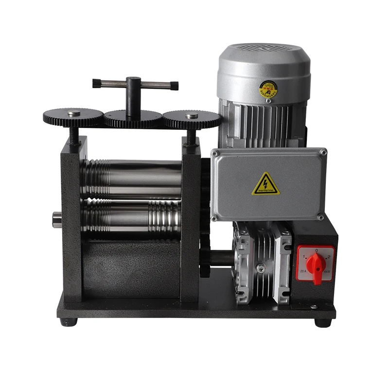 

High Quality Goldsmith Jewelry Making Tools Sheet Wire Rolling Mini Electrical Rolling Mill Machine with Wire Collection