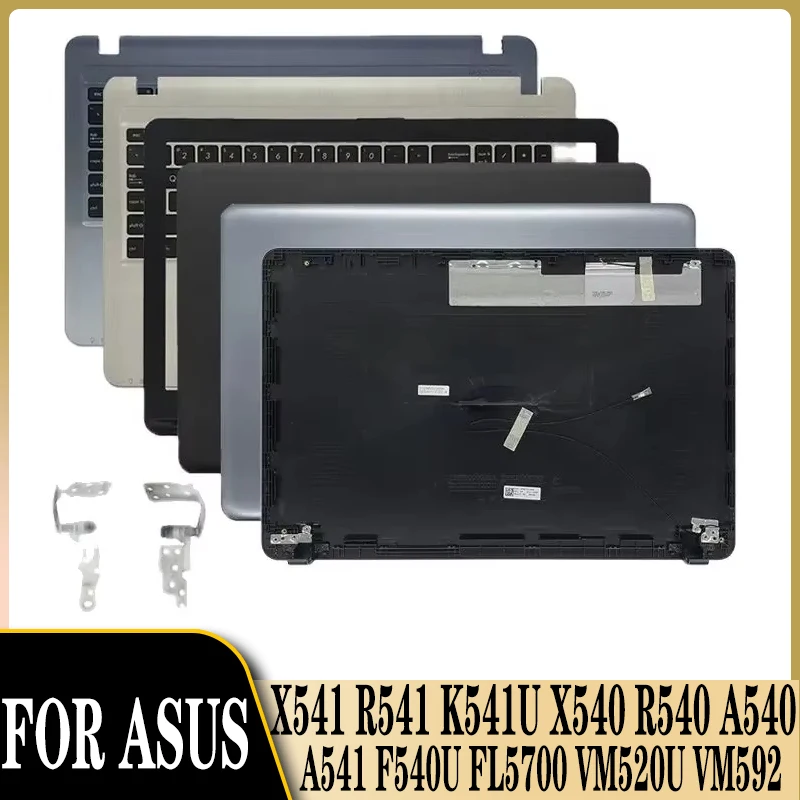 

NEW for ASUS X541 R541 K541U X540 R540 A540 A541 F540U FL5700 VM520U VM592 Laptop LCD Back Cover Front Bezel Palmrest Hinges