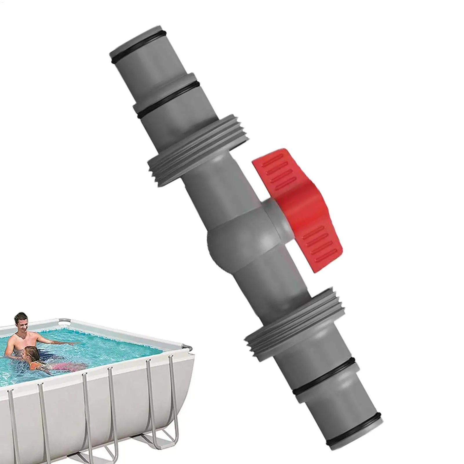 

Соединитель шланга для бассейна 1,5, адаптер для шланга для бассейна, соединитель шланга для бассейна для фильтрующего насоса, плотный фитинг, муфта для бассейна надземного