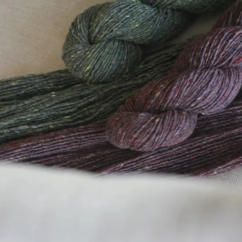 

50g Merino Wool Yarn, Hand Woven Tweed with Coarse Alpaca Wool Yarn, Crochet Baby Sweater, Hat Shawl, Ultra Soft Warm Thread