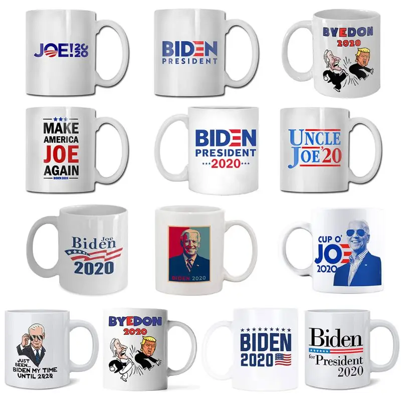 Ceramics Presidential Election Mugs Coffee Cups Joe Biden Harris Milk Mug Sculpture Cup Dining Table Novelty Gift Drop shipping