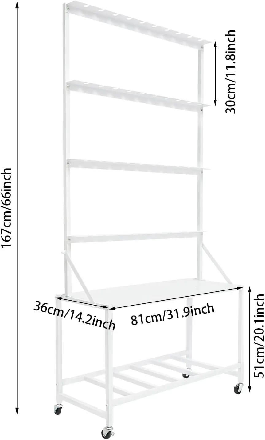 Champagne Wine Glass Holder 4 Tier Display Stand Holds 40 Cups White Storage Rack Wedding Christmas Party