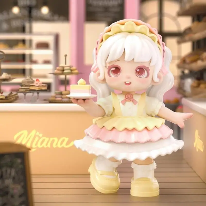 ميانا تلبية في بلاد العجائب سلسلة Kawaii أنيمي عمل الشكل صندوق أعمى لعبة مفاجأة سر دمية للفتيات هدية عصرية