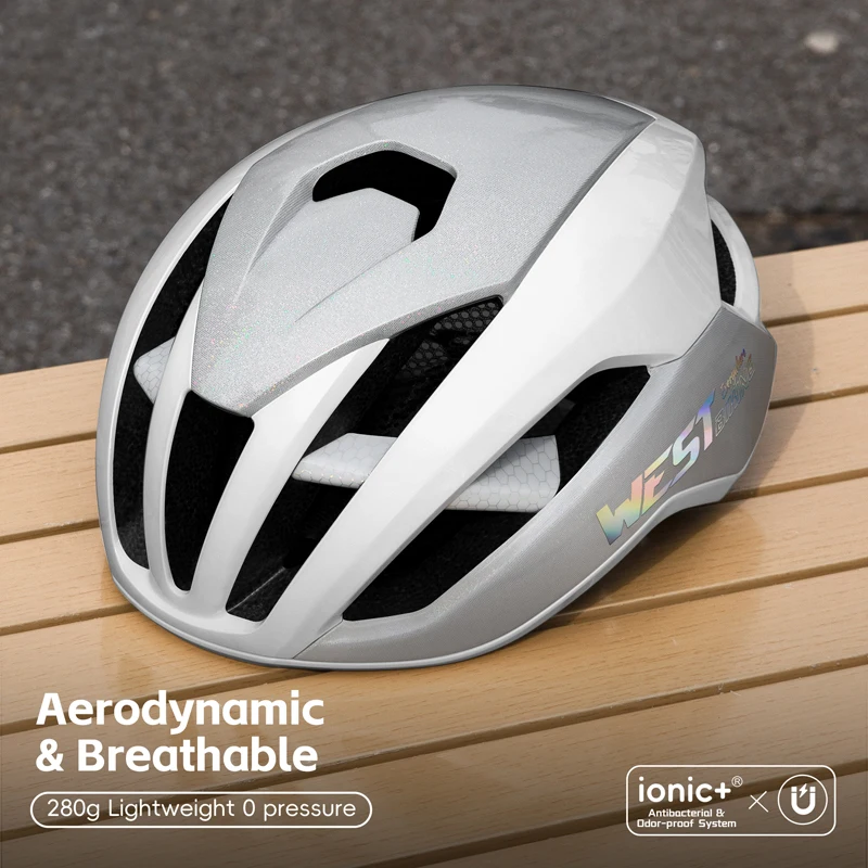 

CE Certified Pro Bike Helmet Integrated Molding Aerodynamic Racing Magnetic Lock Buckle Lightweight for Men Women Cycling