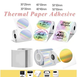 E210 P50 Phomemo M110 Thermal Label Printer Paper Sticker 50*80mm 50*30mm 40*30mm 30mm*20mm E210 Self-adhesive Label Paper Tape