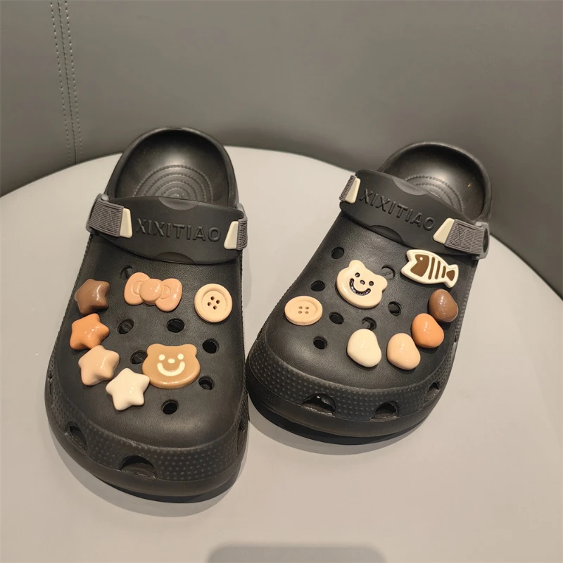 New Jibbitz Cute Shoes Charms For Clogs Creative Detachable Flower Buckle Perfect Birthday Gift Shoe Accessories