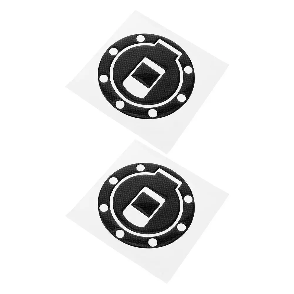 

2Pcs Motorcycle Tank Pad Protector Sticker Fuel Cap Decal Enhanced Design Easy Install DIY Bike Decoration Gas Tank Side Cover