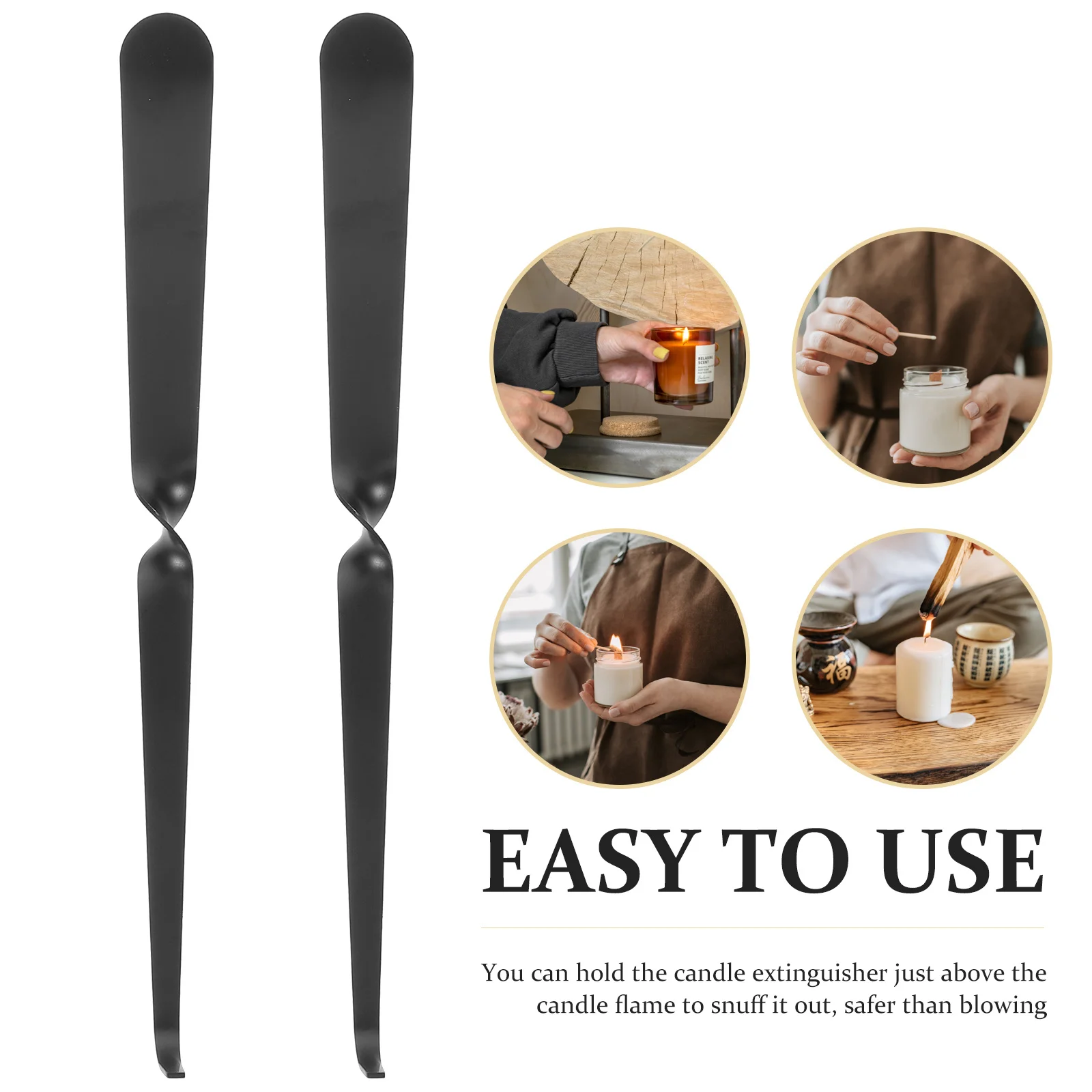 3 قطعة قواطع الفتيل الفولاذ المقاوم للصدأ خطاف أسود طفاية أنيقة المنزل اكسسوارات الحفلات الفتيل السنافر قحافة سوداء