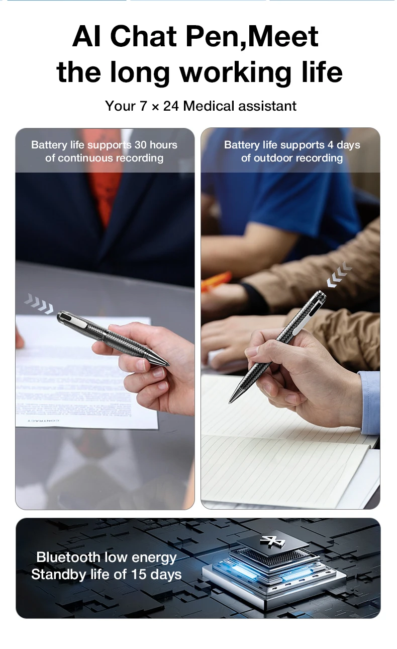 AI Smart Pen with ChatGPT & 52-Language Translation