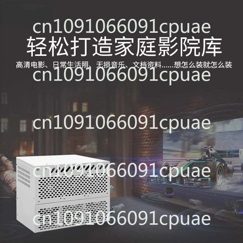 12-Disk NAS Chassis ATX Large Power Supply MATX Full-height PCIe Storage Server LAN Shared Storage N3