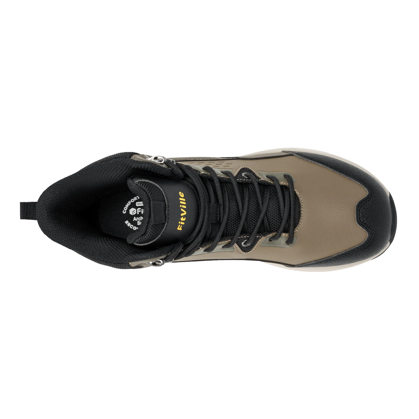 FitVille Herren-Wanderschuhe, weit, wasserdicht, taktischer Kampfstil, rutschfest für Outdoor-Aktivitäten_voghion.com