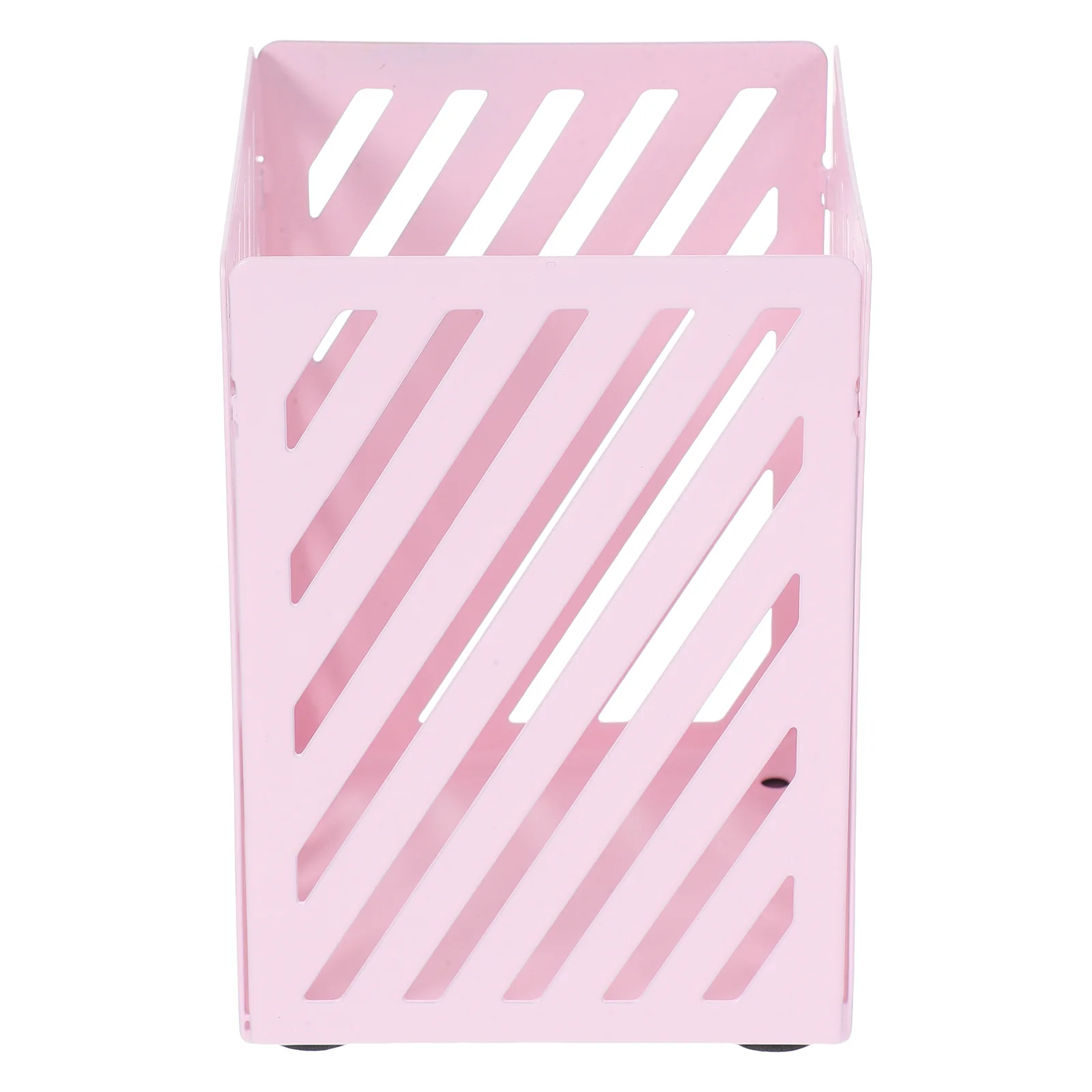 

Metal Pen Holder Desk Pencil Organizer Square Mesh Design Modern Office Supplies Pen Cup Organizer Makeup Brush Holder