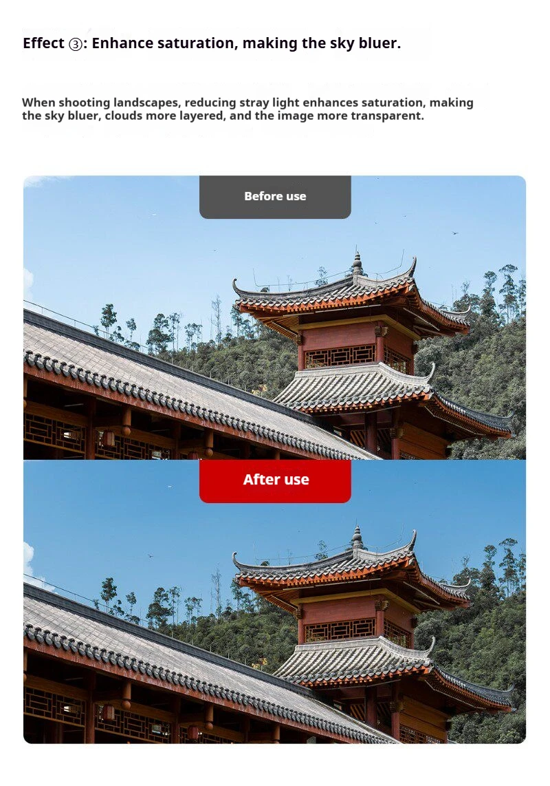 Kase CPL-Polarisationsfilter der 3. Generation: Eliminiert Blendung, polarisiert das Licht und verbessert die Farbsättigung. – Detail 17