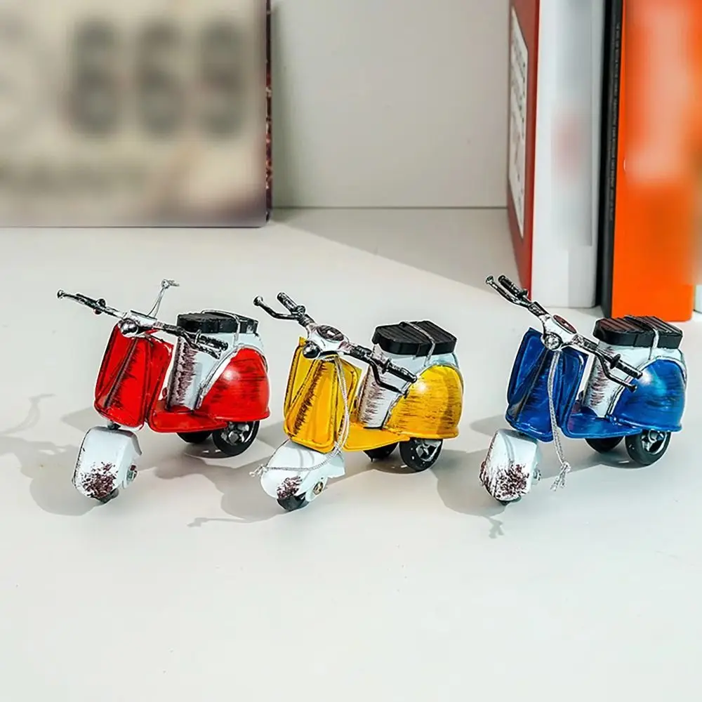 

Mini Iron Motorcycle Model Retro Style Simulation Small Motorcycle Statue Home Decor Traffic Toys Vehicle Motorcycle Model
