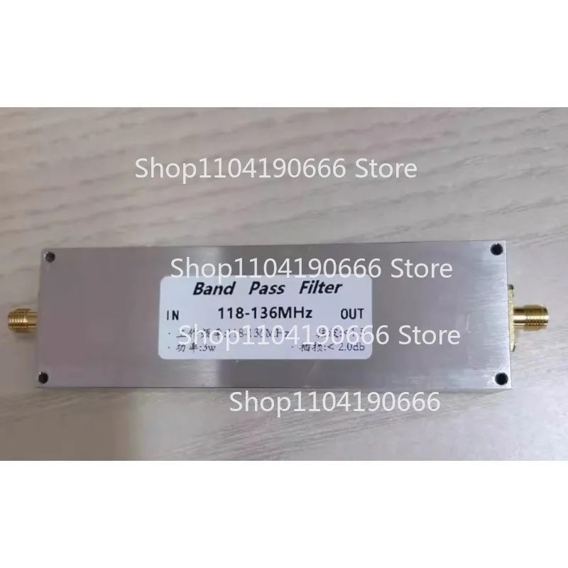 

Полосовой фильтр BPF-118-136 (118-136 МГц) для авиационного диапазона, для приема авиационных сигналов и защиты от помех