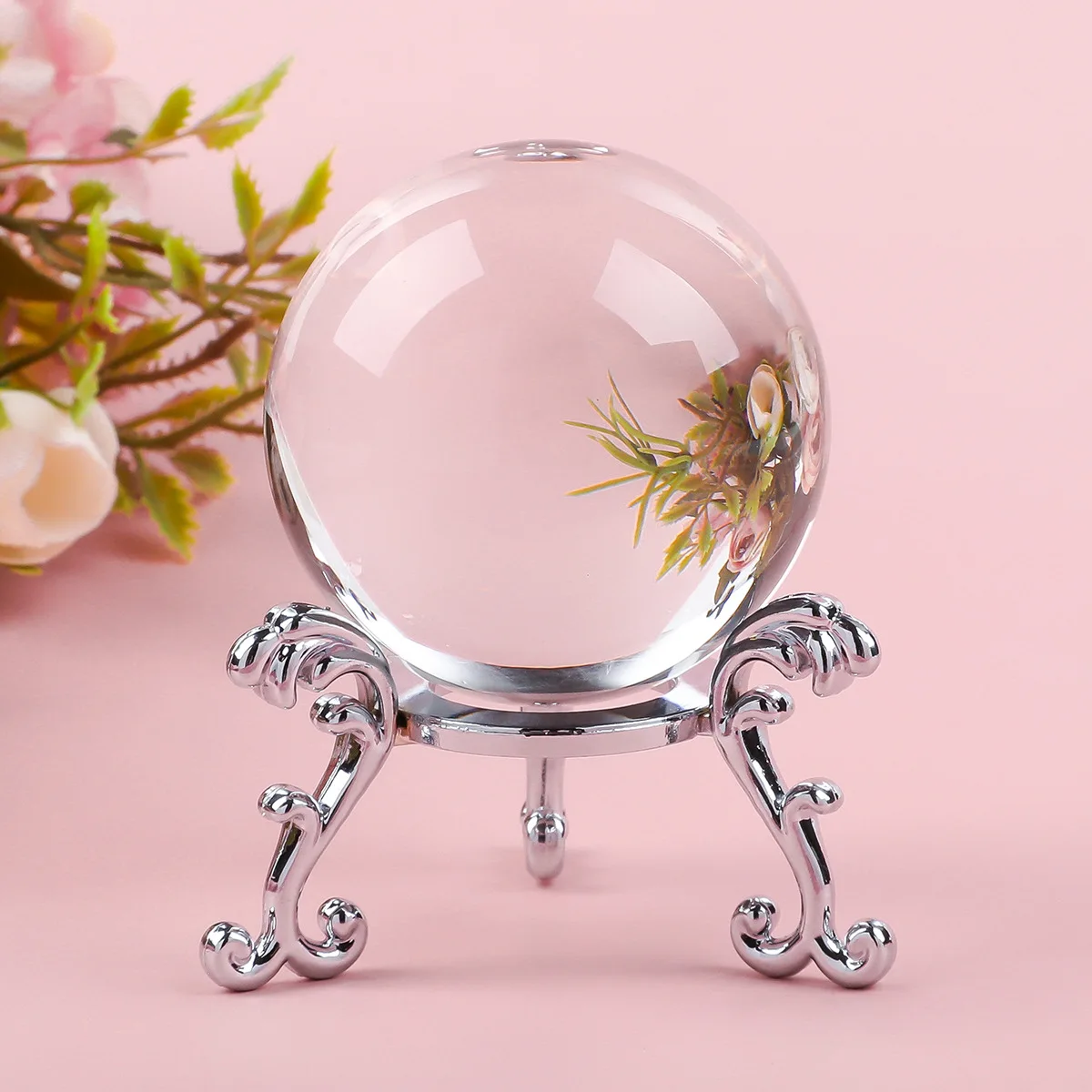 High-end K9 Transparent 80/120/150/200mm Crystal Balls for Photography Home Decoration Clear Glass Ball Bubble Free Ornaments