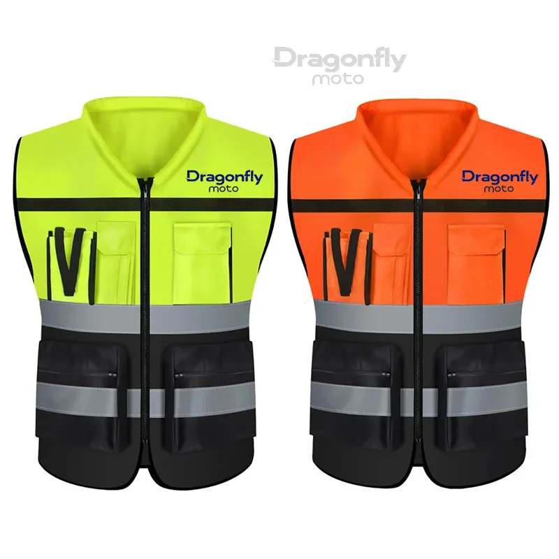 รถจักรยานยนต์หลายกระเป๋าเสื้อกั๊กความปลอดภัย Night Visibility Gear สําหรับ HONDA PCX125 PCX150 PCX 125 150 pcx 125 150