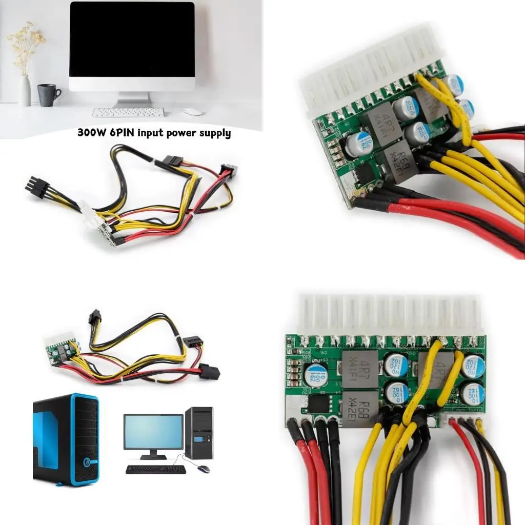 

R53C Профессиональный адаптер модуля питания DCATX мощностью 300 Вт с 6-контактным разъемом для сборок