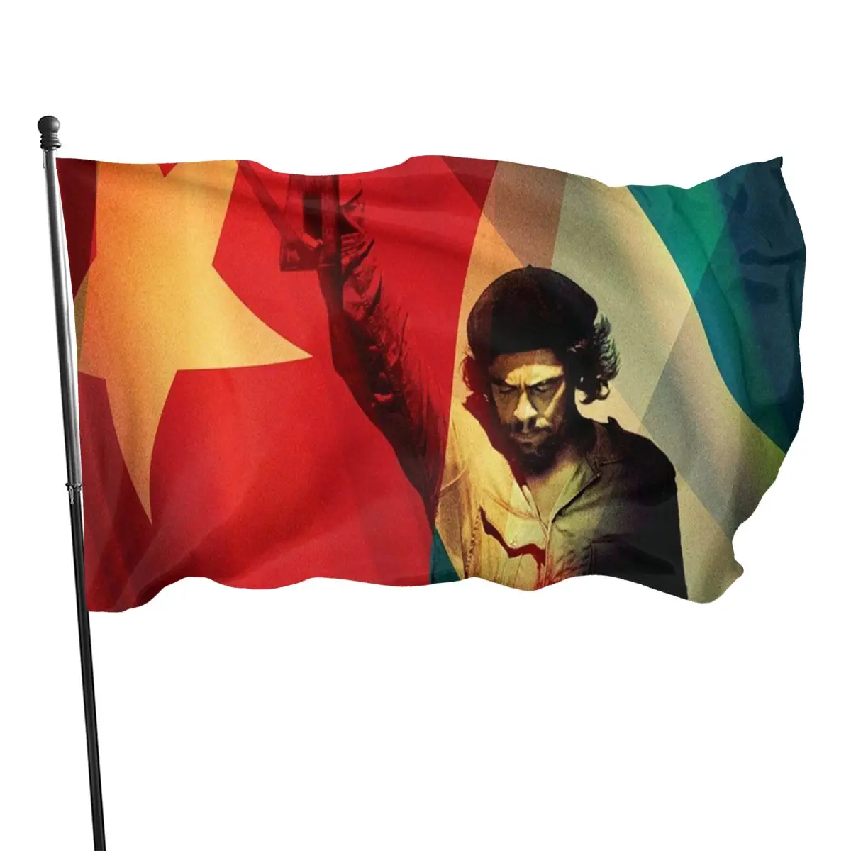 Cuba Revolution Hero EI CHE Ernesto Guevara Flags Memorial Hero Flags for Women Men Gifts Indoor and Garden Outdoor Decoration