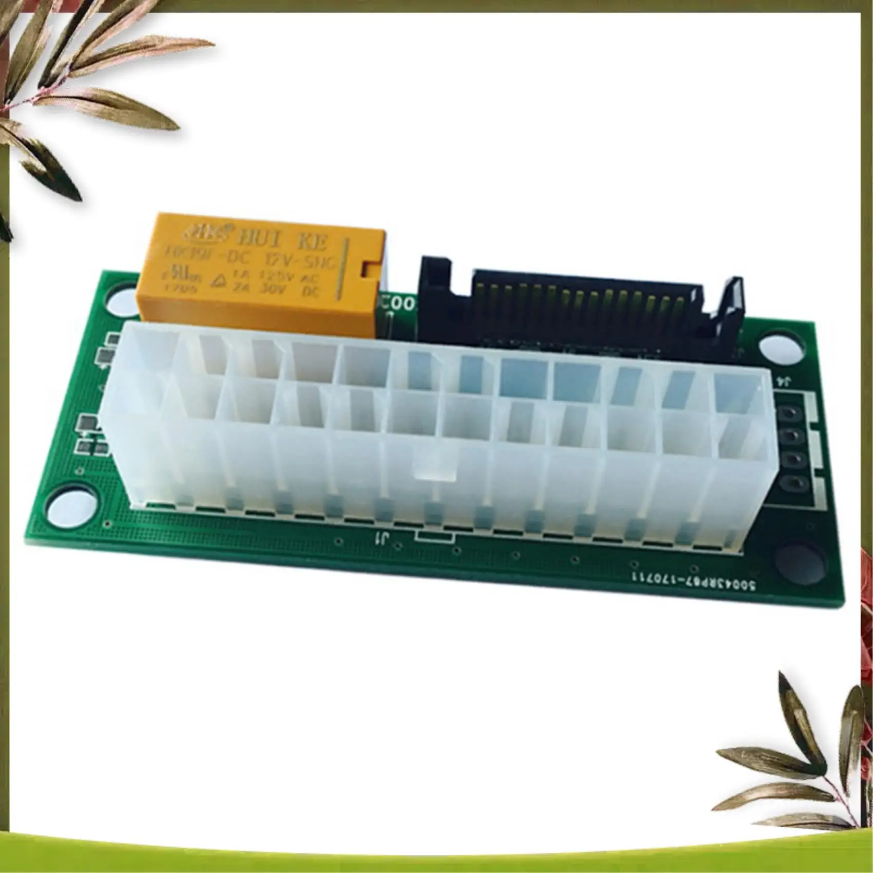 Новый-2 шт. двойной адаптер питания ATX 24Pin к SATA Power Sync Starter Card ADD2PSU Riser Extender Adapter для майнинга BTC