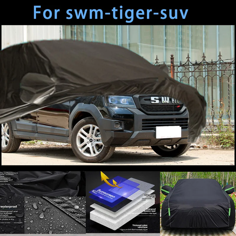 

For swm-tiger-suv Outdoor Protection Full Car Covers Snow Cover Sunshade Waterproof Dustproof Exterior Car accessories