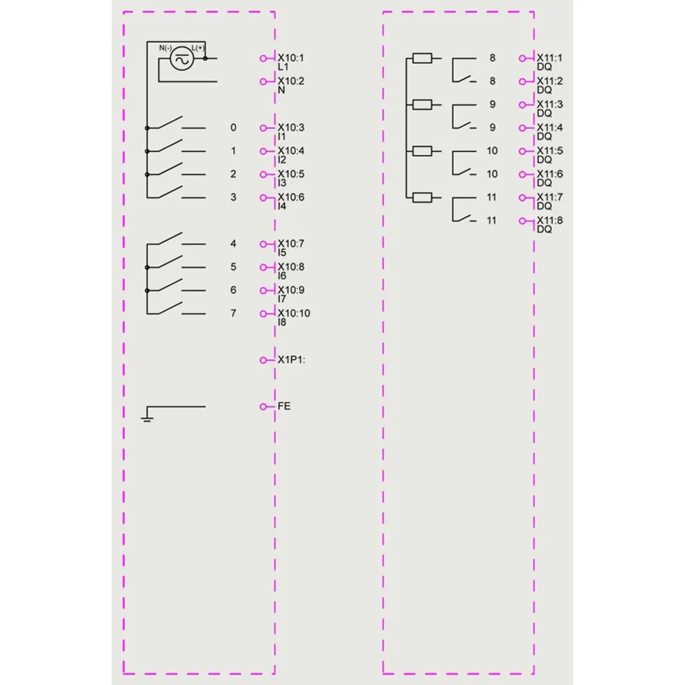 Programmierbare Logiksteuerung, 8-Eingänge, 4 Relaisausgangsmodule, 6ED1052-2FB08-0BA2, Industrieautomatisierung, Hostserver, SD-Karte und MQTT