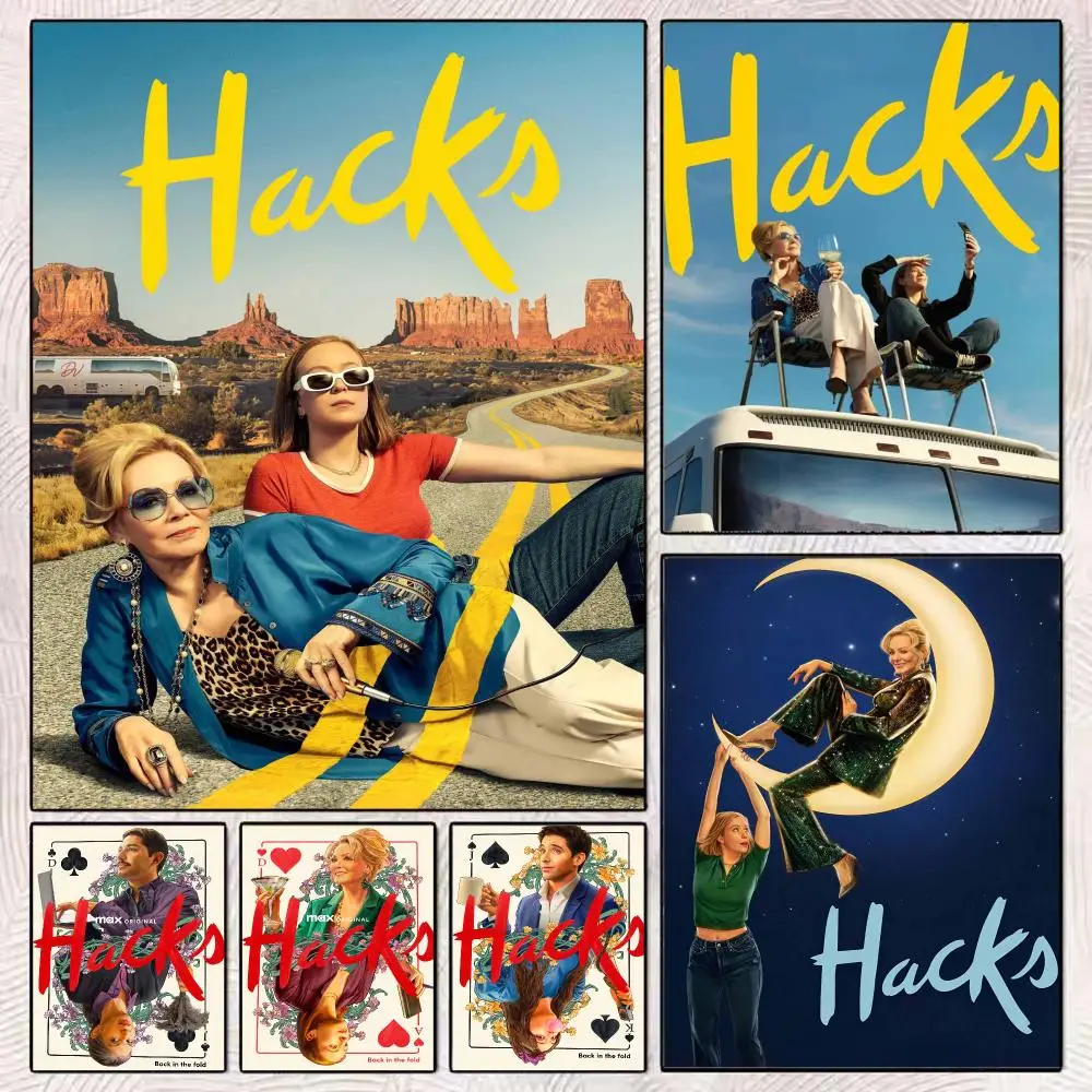 Popular Comedy Series H-Hacks Poster Modern Minimalist Wall Art Prints Poster Home Decor Interior Bedroom Living Room