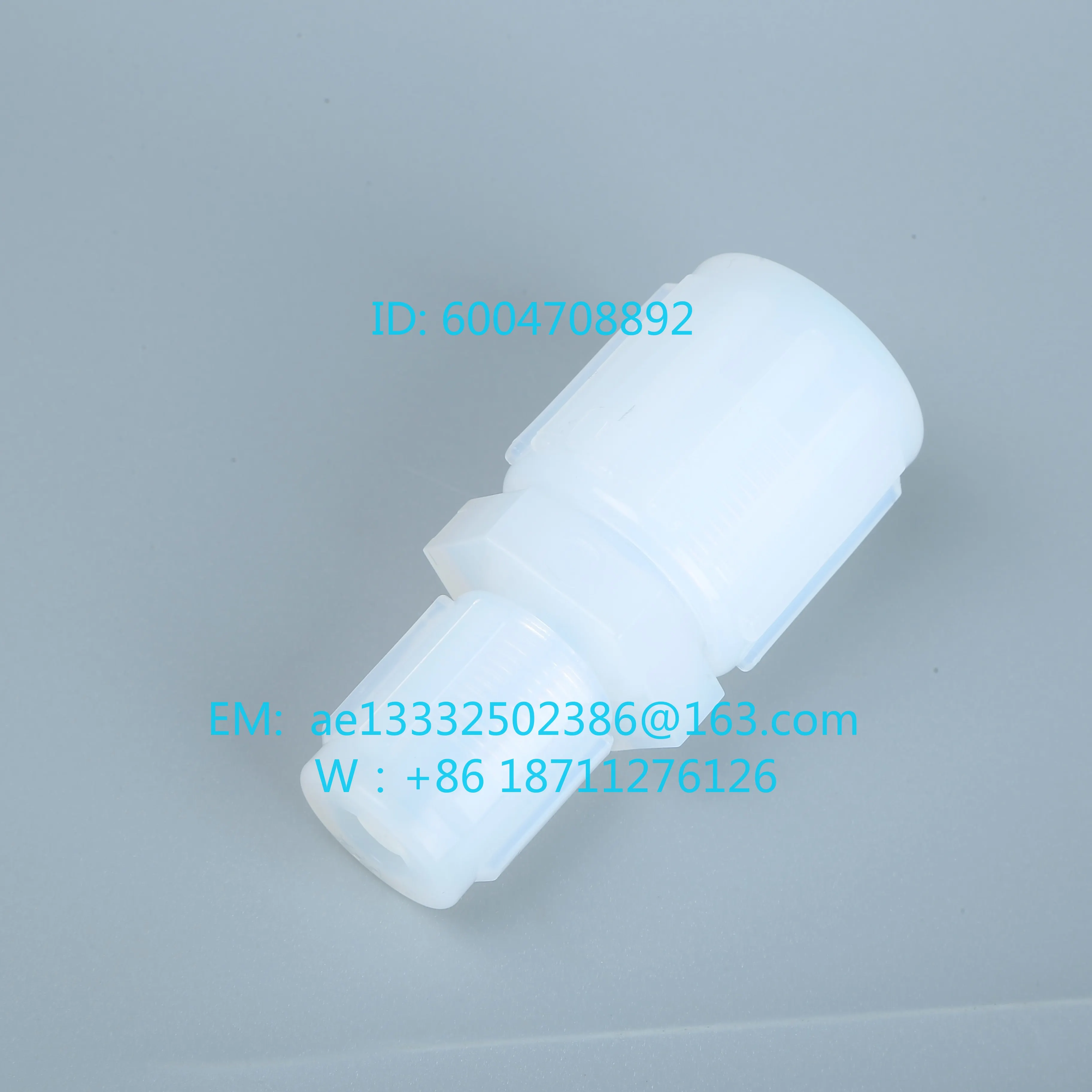 PFA straight through variable diameter joint pfa pipe flaring bead entry wear resistance corrosion resistance
