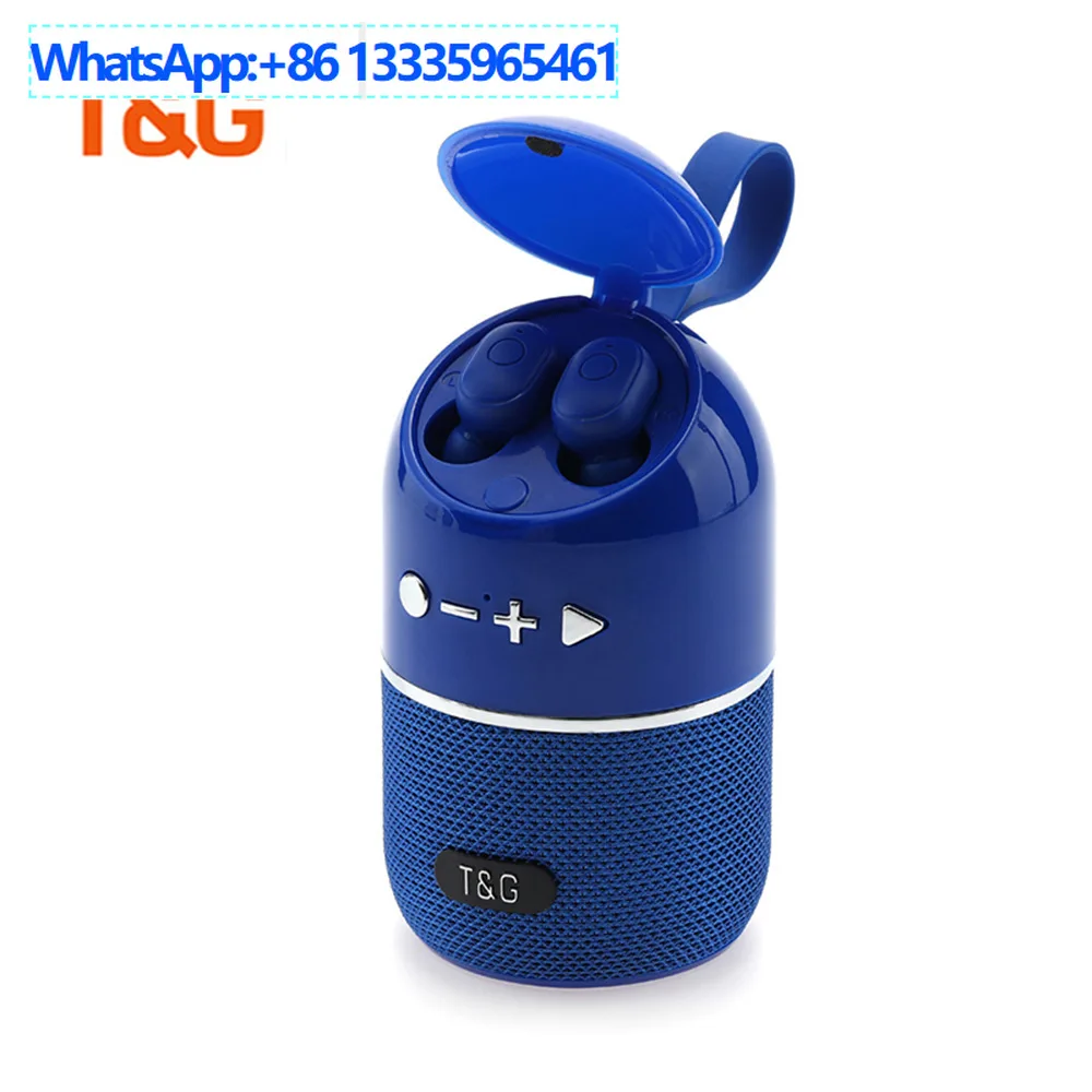 

TG805 Популярная тканевая портативная Bluetooth-колонка 2-в-1, серия TWS, беспроводная гарнитура, беруши, аудио
