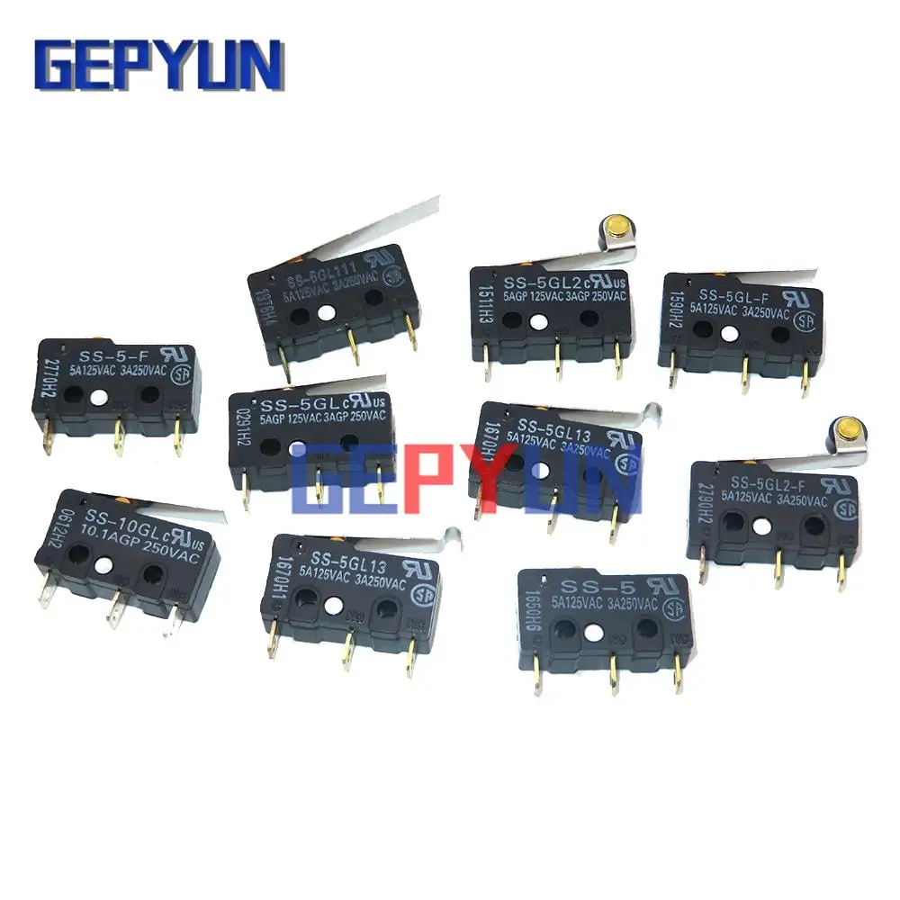 2 шт. микропереключатель для мыши SS-5 SS-5GL SS-5GL2 SS-5GL13 SS-5GL-F SS-5GL2-F SS-5-F SS-10GL SS-01GL13 SS-5GL111