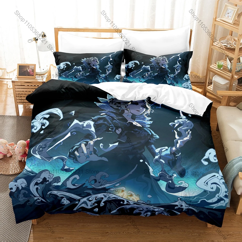 Hot Game Identity V Bedding Set 3PCS Kawaii Anime Duvet Cover Pillowcase Bed Set Home Textile For Boys Girls Bedroom Decoration