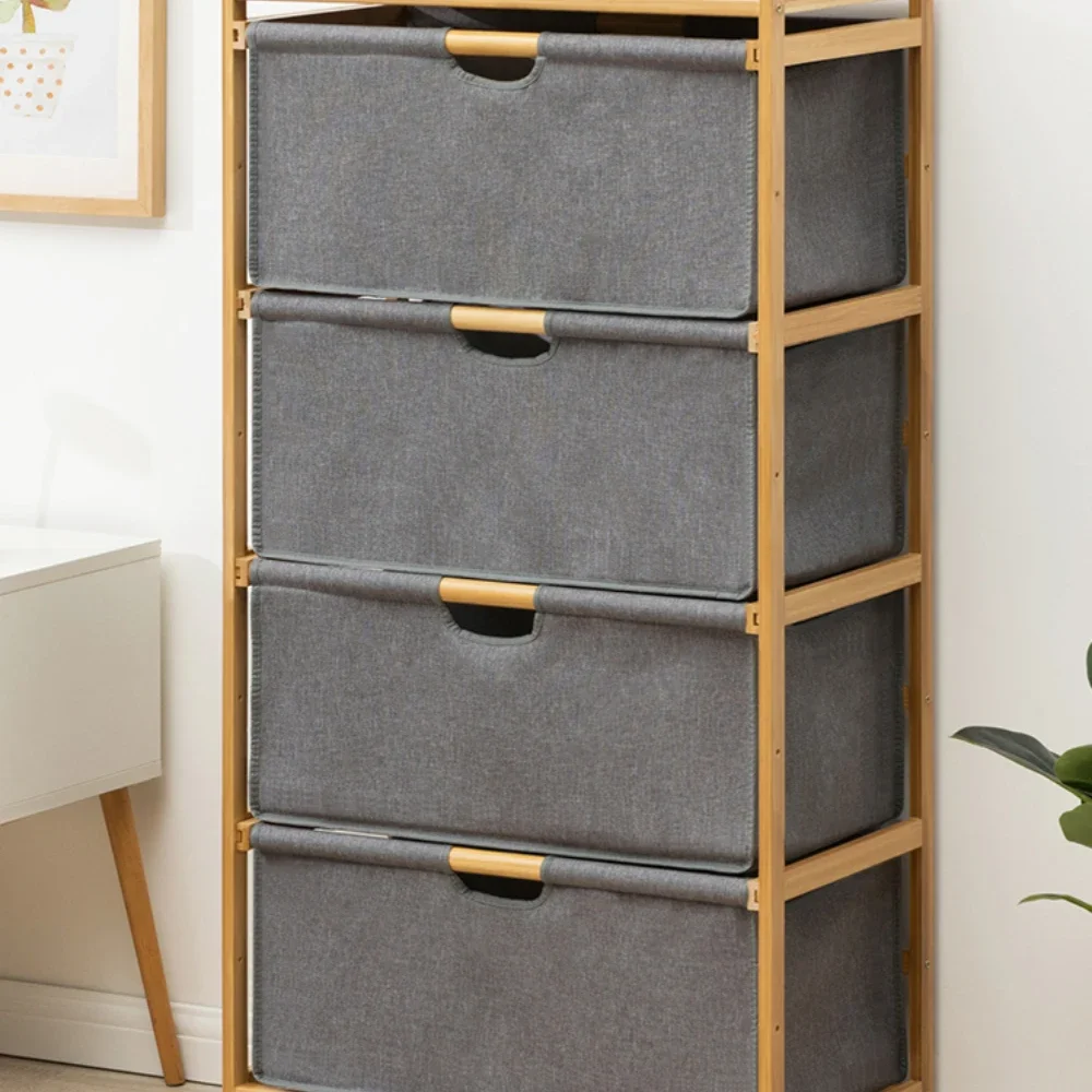 

Wooden Horse Storage Cabinet Locker Drawer Snack Storage Cabinet Home Living Room Baby Wardrobe Children Multi-Layer